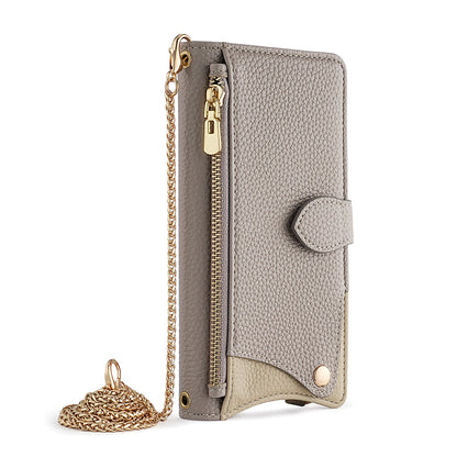 Makeup mirror Apple 17 Promax crossbody phone case suitable for iPhone 15 stand 16 card insertion 13 phone case