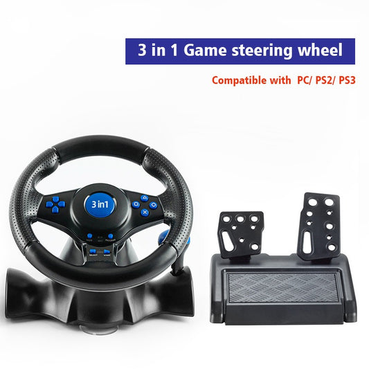 7-in-1 steering wheel Suitable for Switch/Xbox One/360/PS4/PS2/PS3/PC racing games